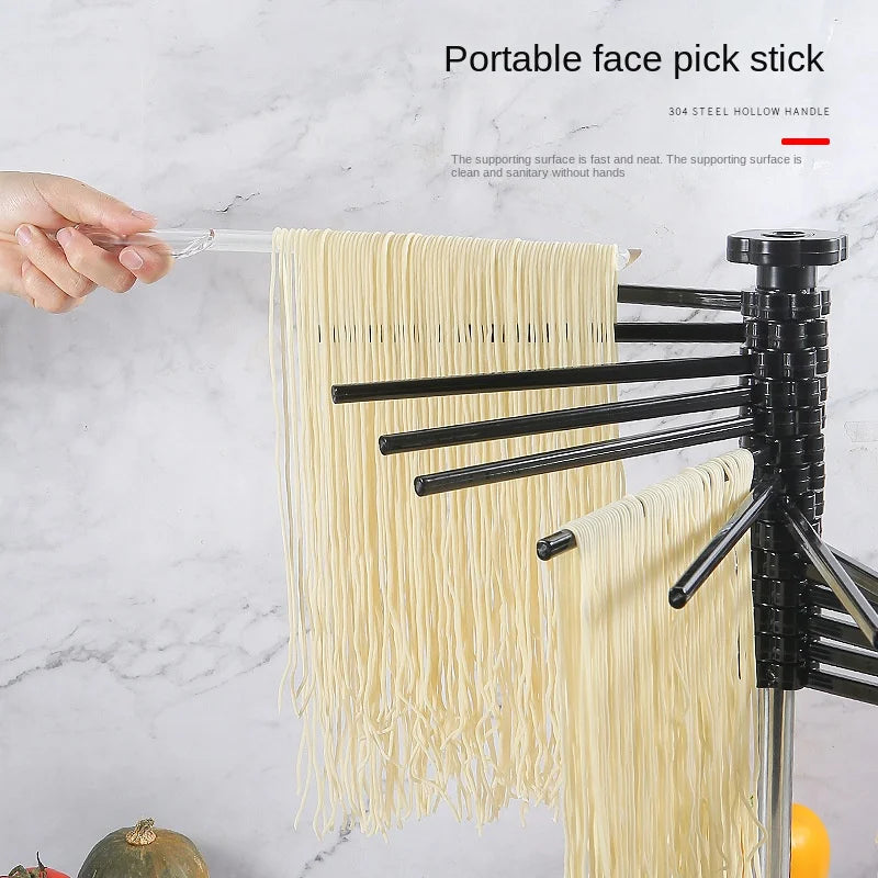 Drying rack manual rotating drying rack wake-up special hanging rack foldable easy to store kitchen tools