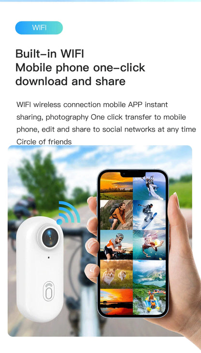 Outdoor Sports Camera In Helmet Motorcycle Bike Sport Mini Filming Bicycle Action 4K Professional Body Cam And Video Cameras Mtb