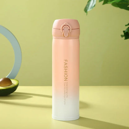 Stainless Steel Vacuum Flask Light Weight Student Thermos Portable Bottle Student Water Cup 350ml