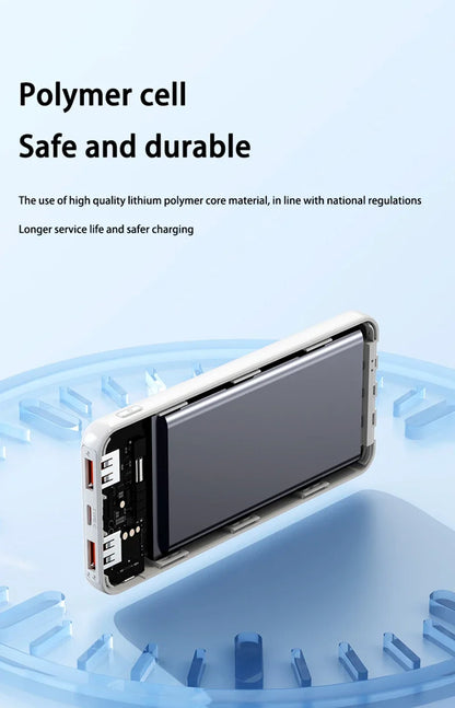 200000mAh 120W Mobile Power Bank Ultra Fast Charging Digital Display Battery Large Capacity Suitable For iPhone Huawei Xiaomi