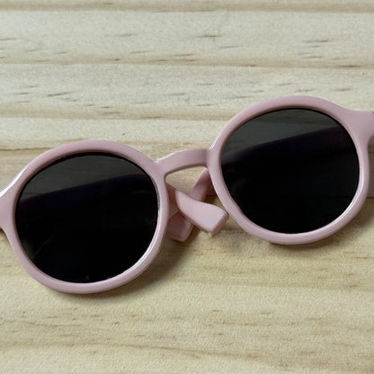 LABUBU 17cm Doll 6.5cm Transparent Glasses Stylish Sunglasses for 1/8 -1/4 BJD Doll Accessories