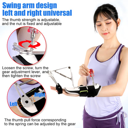 Tcare Hand Posture Corrector PHYSIOTHERAPY REHABILITATION Training Dynamic Finger Orthosis for Apoplexy HEMIPLEGIA Tendon Repair