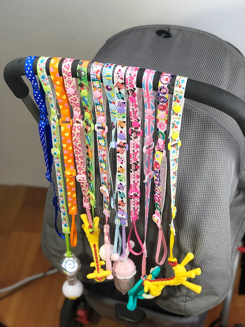 Baby Anti-Drop Hanger Belt Holder Toys Stroller Strap Fixed Car Pacifier Chain High Quality for Baby Supplies