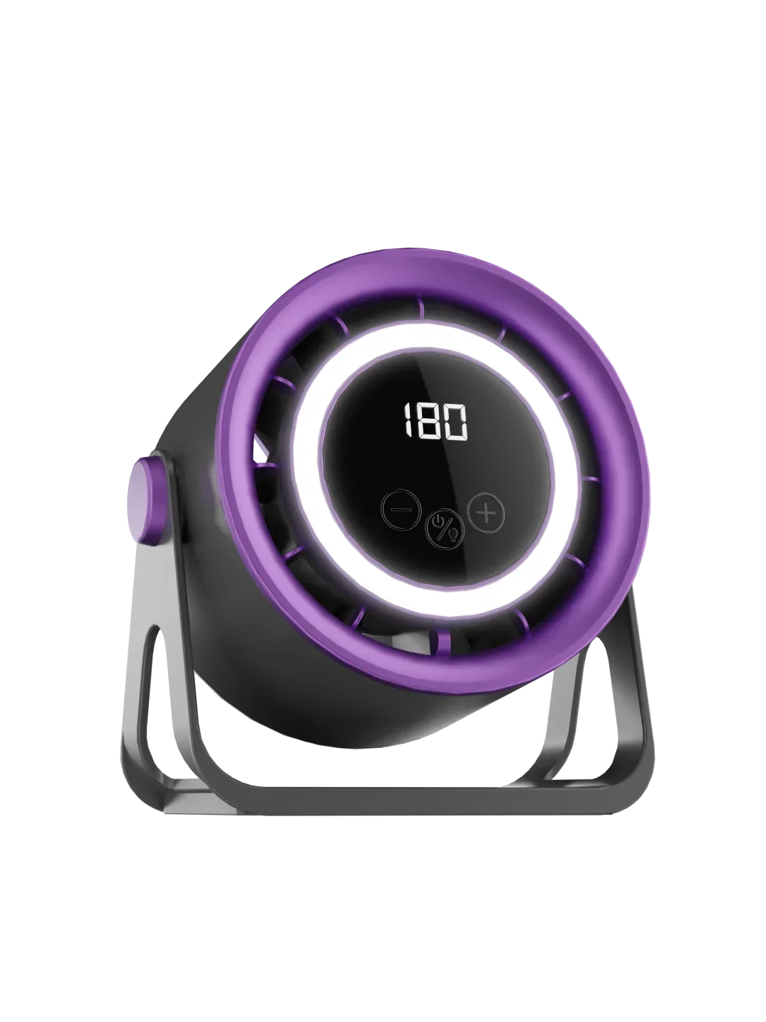 New 2500 mAH Convenient Electric Fan Turbo Silent Electric Fan with Ambient Light Countertop Wall Mount Ceiling Air Cooler