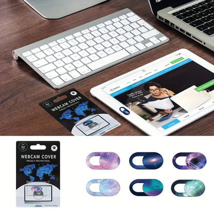 2/4/6pcs Webcam Cover Slide, Ultra-Thin Camera Cover for Laptop, MacBook,PC,Cell Phone, Protect Your Privacy and Security.