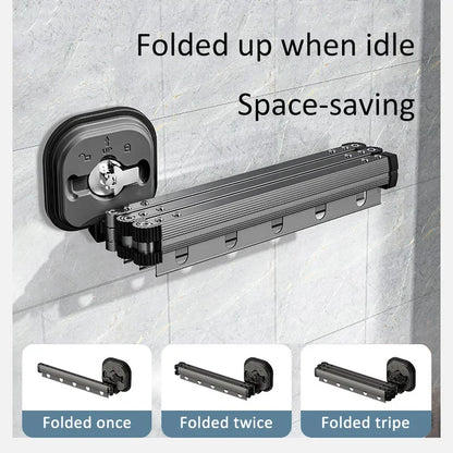 Retractable Clothes Drying Rack,Space-Saver,Collapsible Drying Racks for Laundry Room,Wall Mounted Clothes Hanger Rack