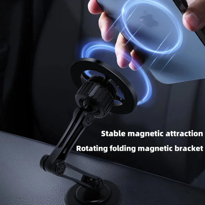 Magnetic Car Phone Stand - Scalable, 360 ° Rotating Foldable, Compatible with All Phones, Suitable for All Scenarios