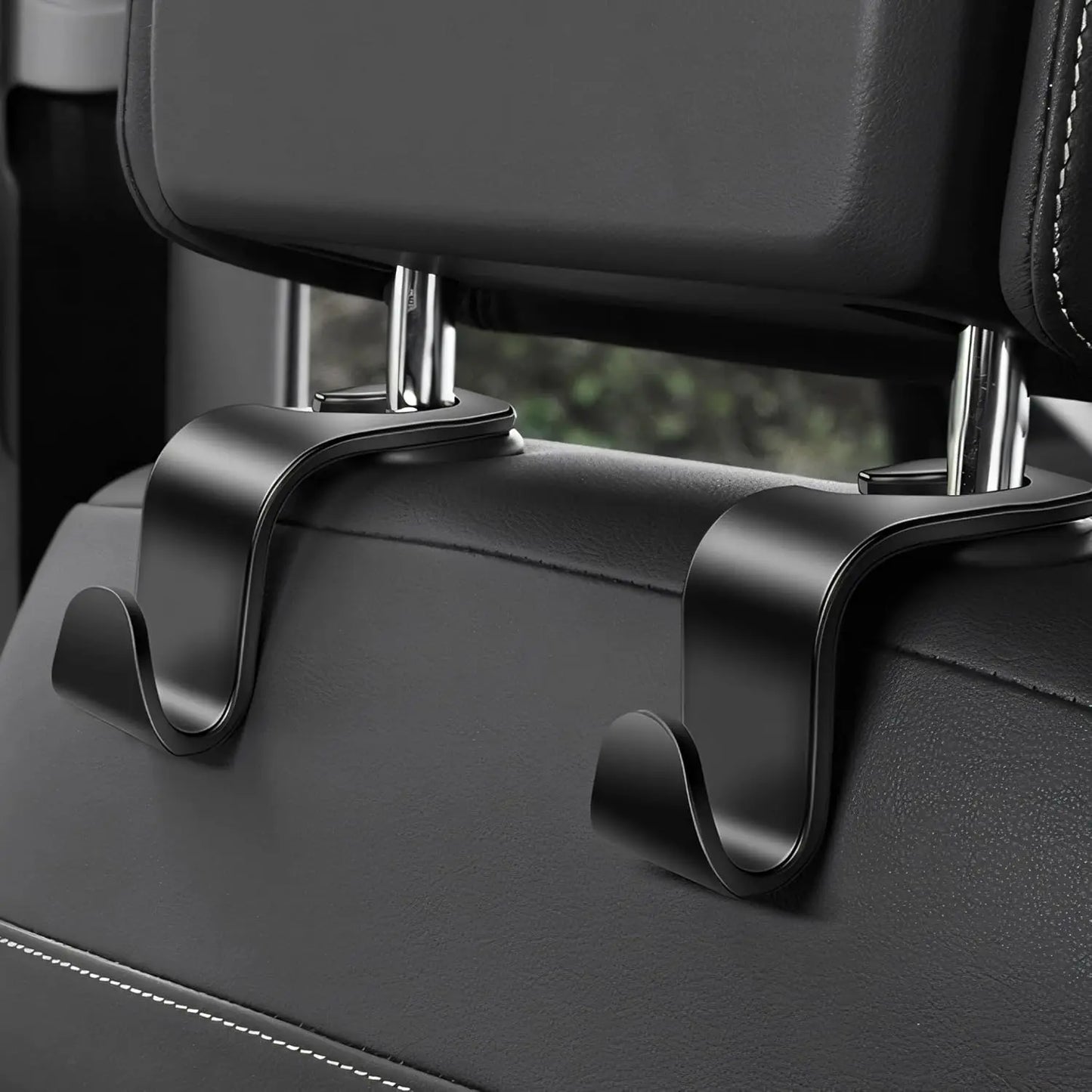 Car Seat Headrest Hook Vehicle Backpack Hooks Hanger Vehicles Holder Organizer for Purses,Bags,Cloths,Car Water Bottle Hook Seat