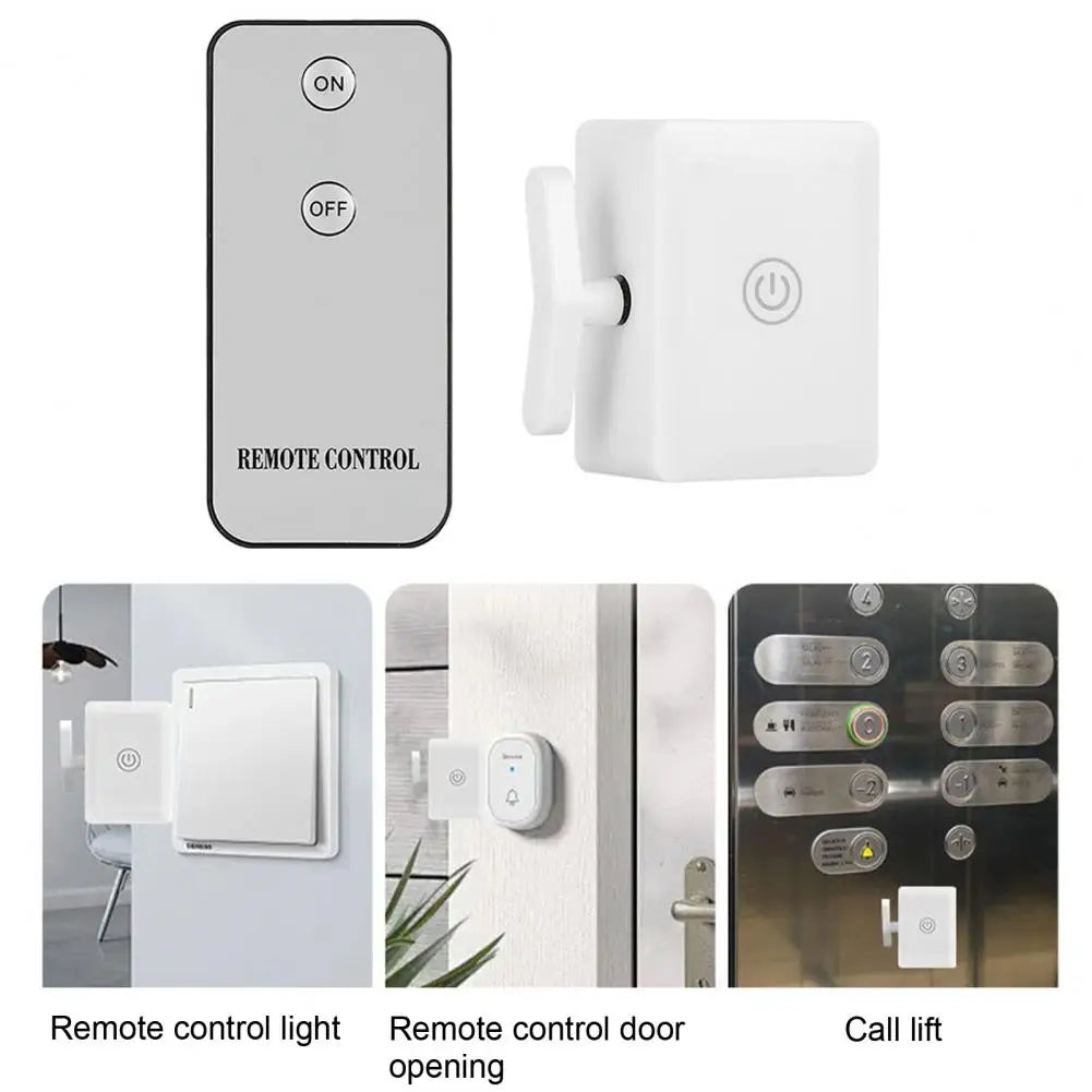 Smart Wireless Light Switch Controller with Remote Control Long Sensing Range Turn Off Lights Smart Switch Button Pusher