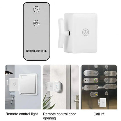 Smart Wireless Light Switch Controller with Remote Control Long Sensing Range Turn Off Lights Smart Switch Button Pusher