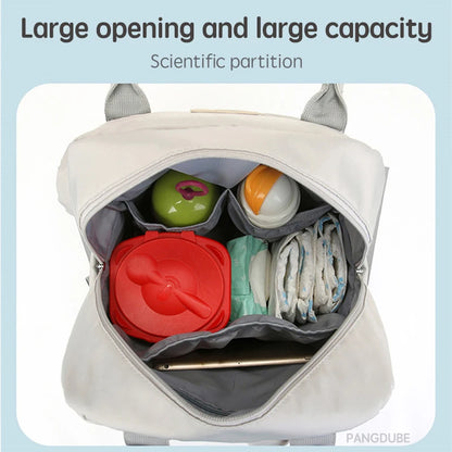 Mom Dad Backpack with Changing Pads Pacifier Bag Hooks for Stroller Maternity Mom Bag for Baby Accessories Diaper Bag