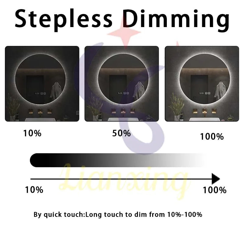 smart switch touch  Strip light controller  smart with anti fog LED dimmable smart  24W led driver switch mirror touch