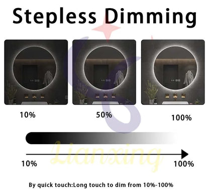 smart switch touch  Strip light controller  smart with anti fog LED dimmable smart  24W led driver switch mirror touch