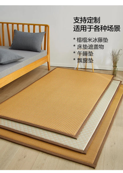 Summer floor spread sleeping mat artifact spread floor sleeping mattress household bedroom mat floor mat tatami bed mats