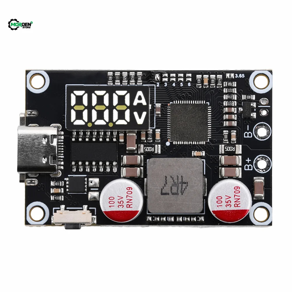 45W PD Mobile Phone Power Bank Charge Type-C USB Boost Charger Circuit Board Power Supply Accessory