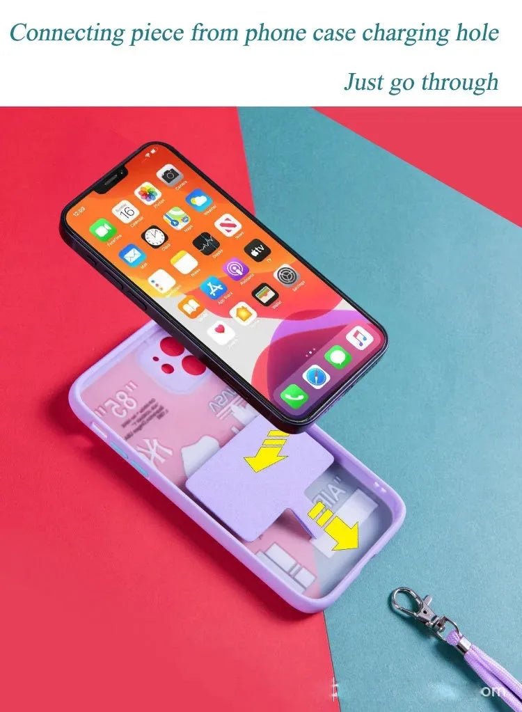 Phone Lanyard Adjustable Detachable Cord Lanyard Strap For Mobile Phone Chain Accessories Cell Phone Rope Neck Straps Universal