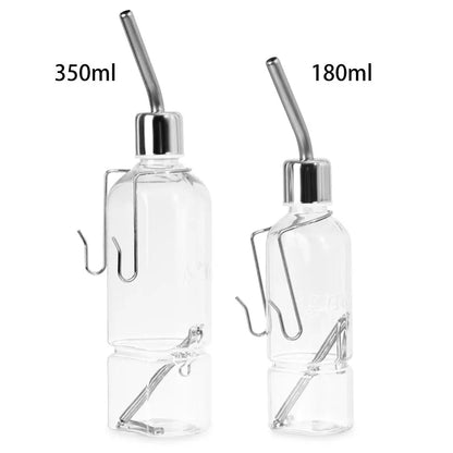180ml/350ml Small Animal Drinking Fountain Rabbit Hamster Water Bottle Pet Automatic Drinking Device