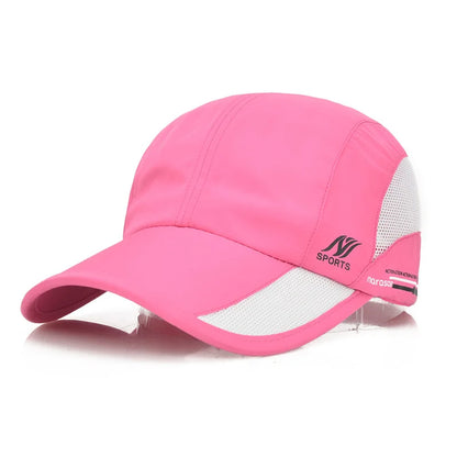 2024 New Men's Quick Drying Baseball Cap Korean Outdoor Sunscreen Visor Women's Athleisure Waterproof Mesh Cap