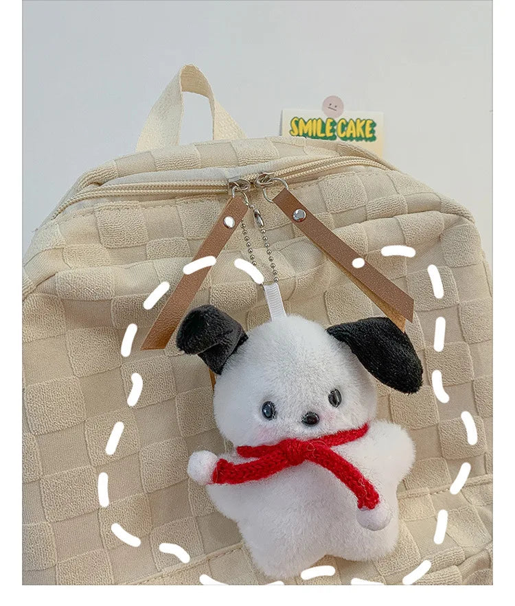 Gift pendant schoolbag, female high school student schoolbag, backpack, college student large-capacity and versatile backpack