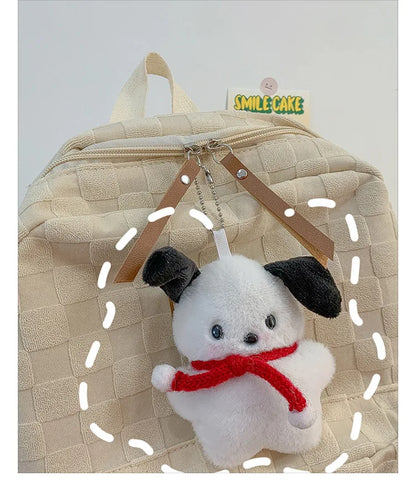 Gift pendant schoolbag, female high school student schoolbag, backpack, college student large-capacity and versatile backpack