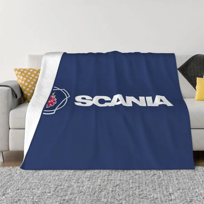 Sweden Saabs Scanias Blankets Fleece Winter Portable Lightweight Thin Throw Blanket for Bedding Travel Bedspread