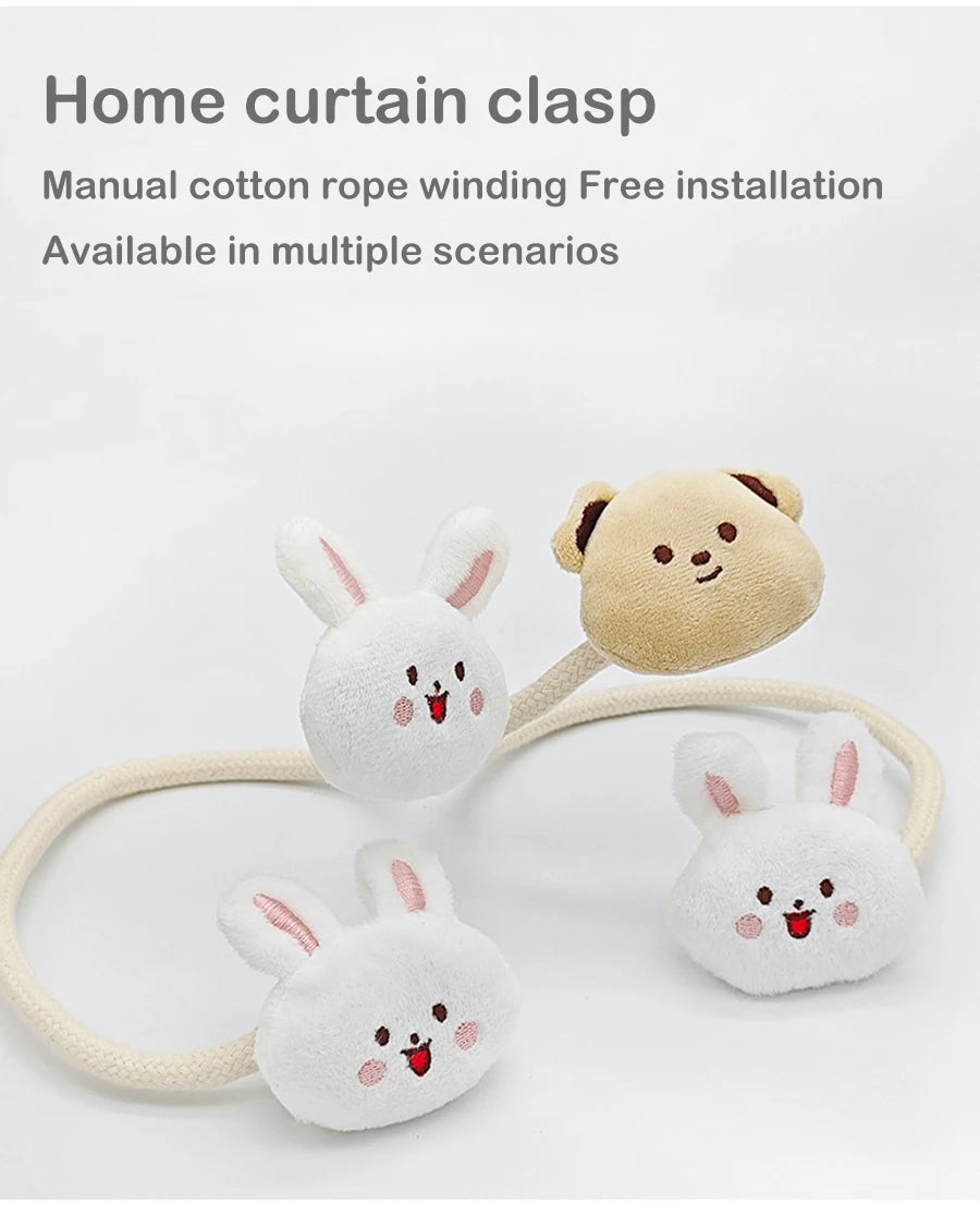 Flower Curtain Tieback Window Curtain Buckle Clip Kids Room Hanging Curtain Holders Tie Backs Curtain Accessories Decor