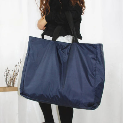 Large Capacity Handheld Bag Solid Color Storage Pouch Practical Travel Bags Pregnant Women's Admission and Delivery Handbag