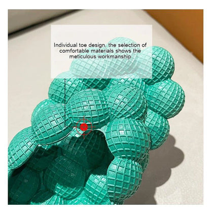 Flip-flops female summer wear ins fashion Korean version of all kinds of home indoor non-slip can wear flat slippers