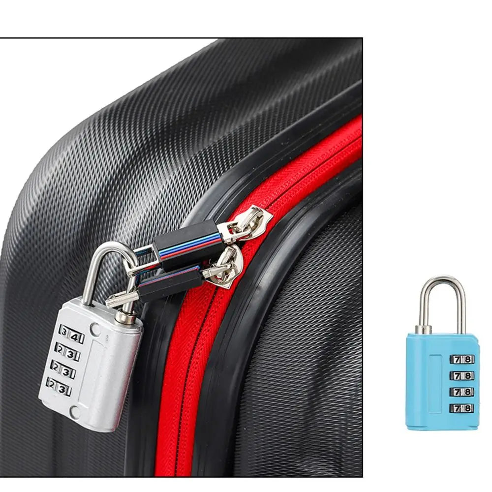 4 Digit Number Combination Pad Lock Padlock Outdoor Waterproof Lock Suitcase Luggage Security Coded Lock