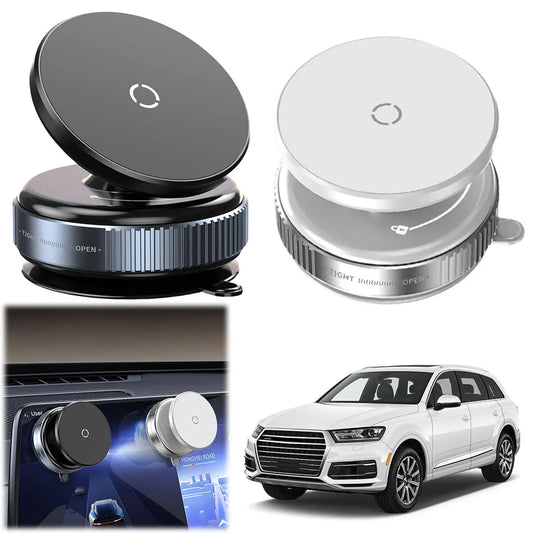 Magnetic Vacuum Car Mount Phone Holder 360° Rotatable Car Mobile Phone Holder for Car/Gym/Mirror/Shower/Smooth Surface Parts