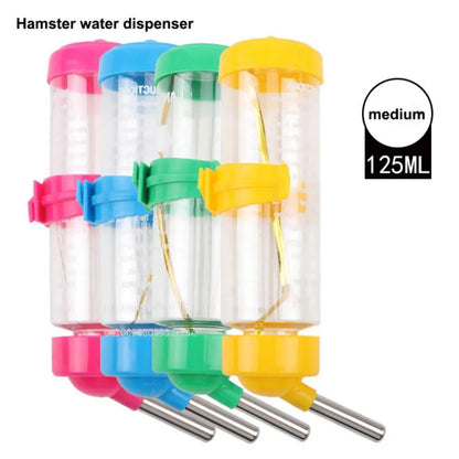 Pet Hamster Cat Drinker Kitten Water Bottle Dispenser Feeder Hanging Dog Guinea Pig Squirrel Rabbit Drinking Head Pipe Fountain