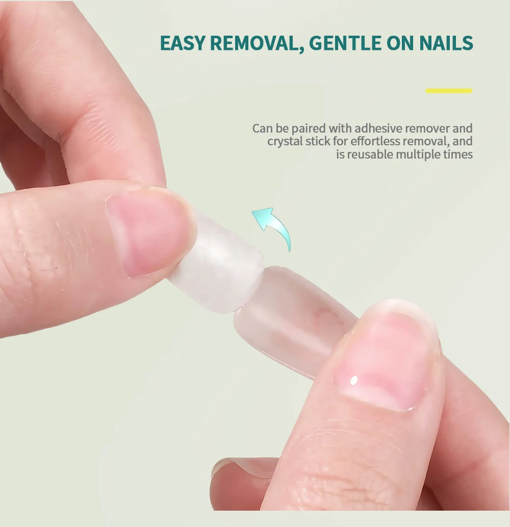 Nailpop Press On Nail Glue Super Strong Long Lasting Fast Drying No UV Lamp Needed Hypoallergenic Gentle Adhesive for Fake Nails