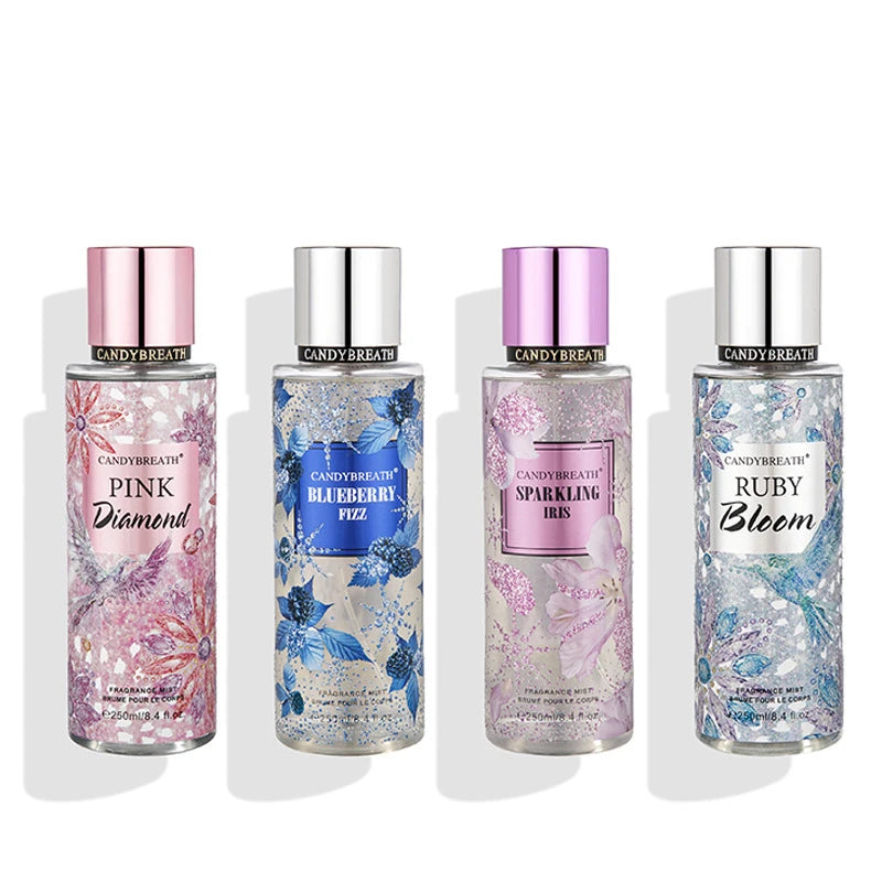 Victoria Fruity Fragrance Perfume 250ml Brand Women's Body Spray Blueberry Vanilla Grape Rose Lasting Charming Light Fragrance