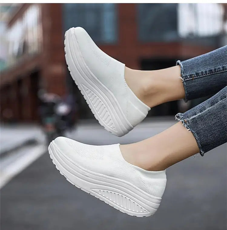 2024 Sneakers Shoes Women Footwear Platform Sneakers Trainers Shoes Ladies Loafers Chunky Sneakers Slip On Mujer Shoes Woman