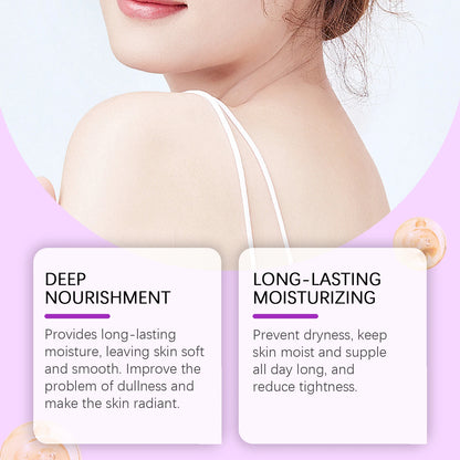 Herbal Floral Warm Nourishing Shower Gel Long-Lasting Jasmine Fragrance Moisturizing Clean Skin Care Bath Gel