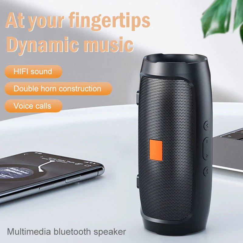 Bluetooth Speaker Dual Speaker Stereo Outdoor TF usb Playback Fm Voice Broadcasting Portable Subwoofer 50 Wireless Speaker