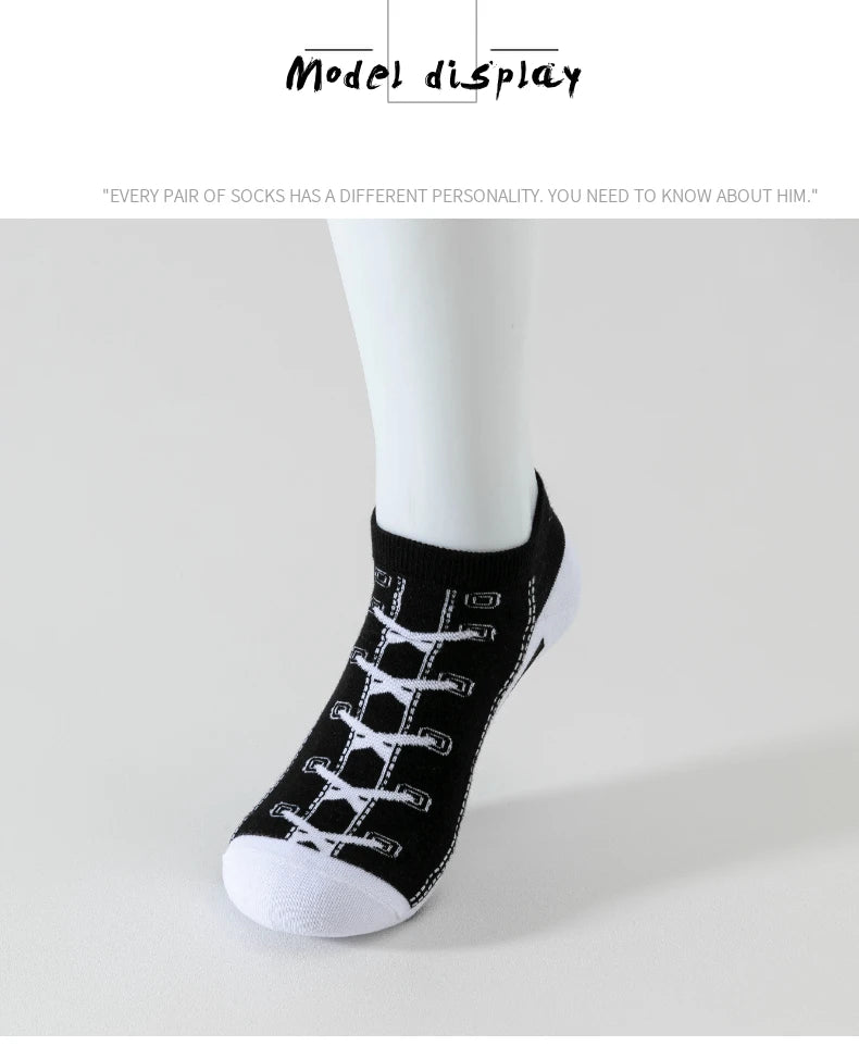 5 pairs of autumn and winter men's sports socks for summer leisure, sweat wicking, comfortable, lightweight, breathable basketba