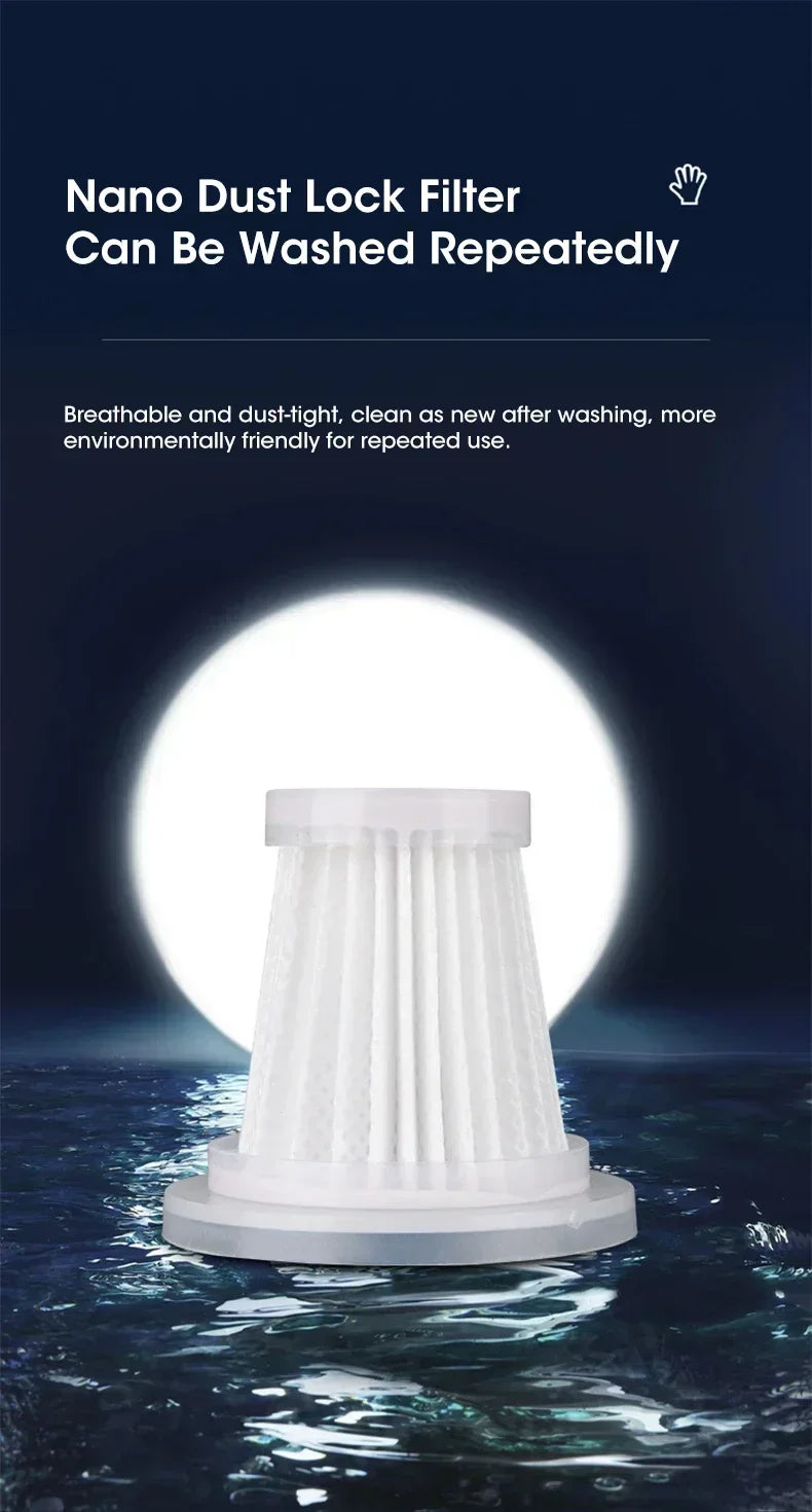 Cordless Car Vacuum Cleaner - Handheld High-Power Suction for Auto & Home, Portable Mini Vacuum with Strong Blowing Function