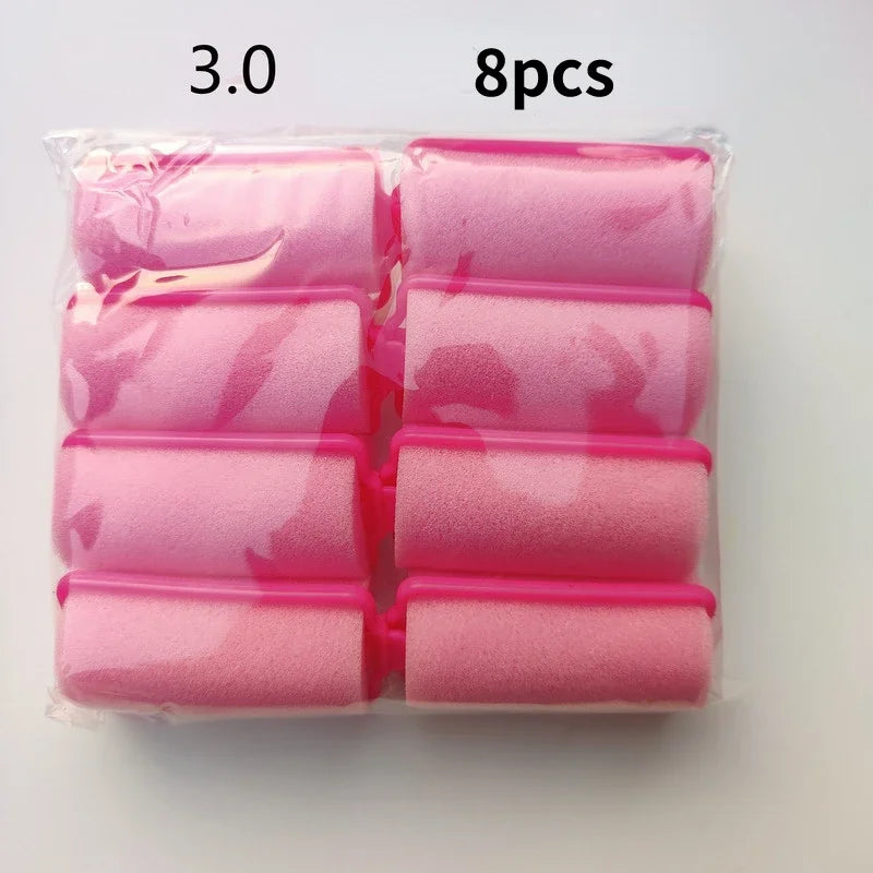 6-14Pcs/Lot Sponge Hair Rollers Foam Hair Roller Sleeping Hair Curlers Flexible Styling Curlers Sponge Curlers Random Color 2025