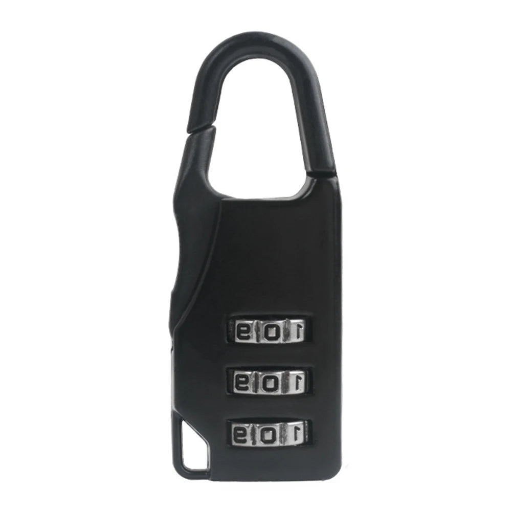 3 Digit Number Combination Pad Lock Padlock Outdoor Waterproof Lock Suitcase Luggage Security Coded Lock Zinc Alloy Code Lock