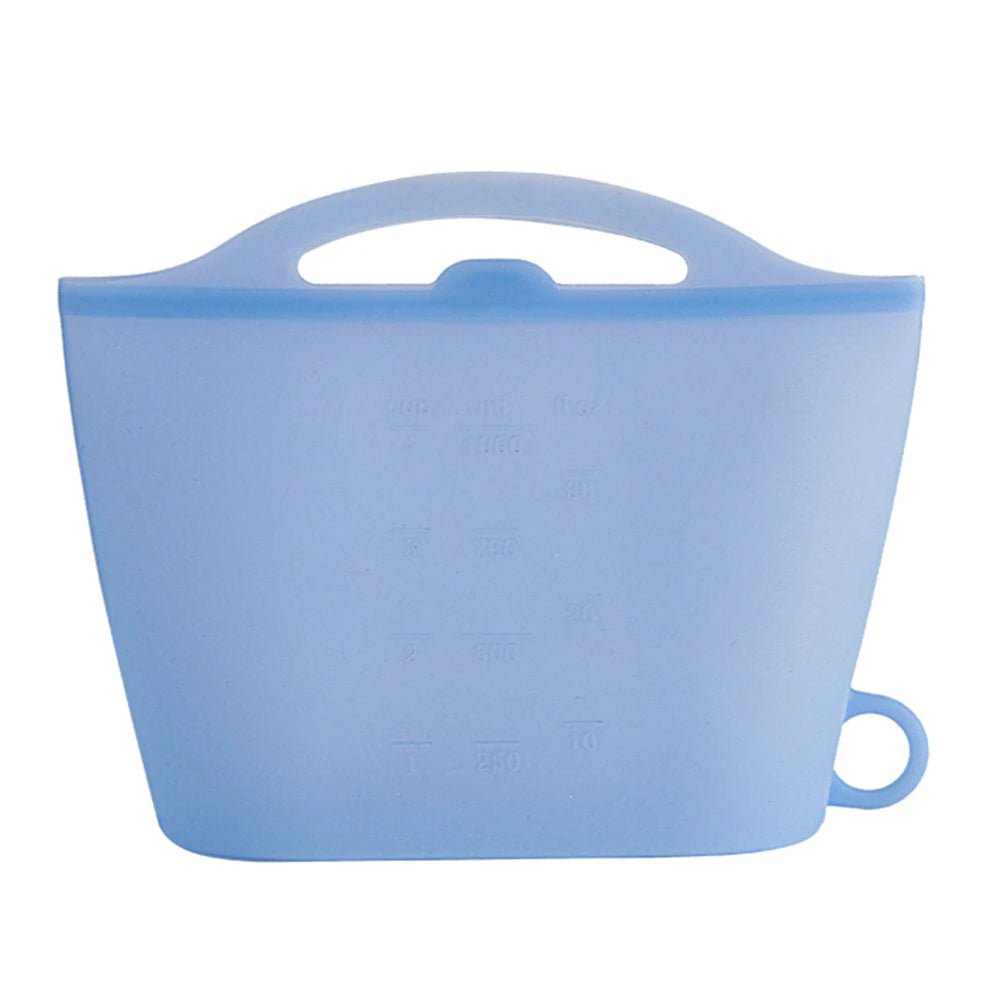Silicone Food Storage Bag Reusable Ziplock Bags for Food Storage Airtight Seal Microwave Safe For Food Storage Durable