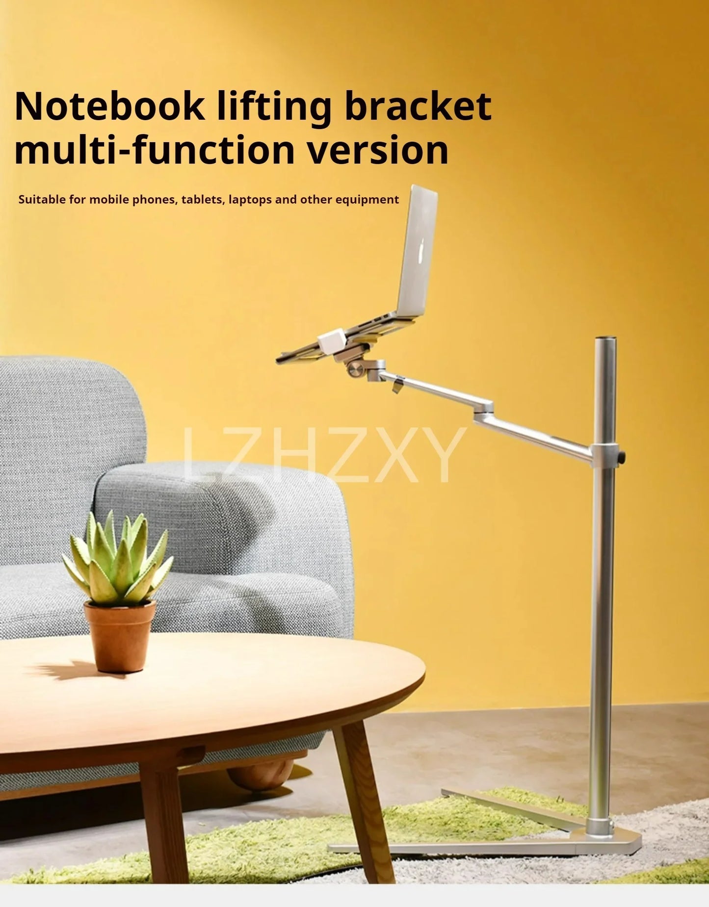 The laptop stand movable suspended and adjustable and the lazy reading stand standing Laptop Parts Accessories Office equipment