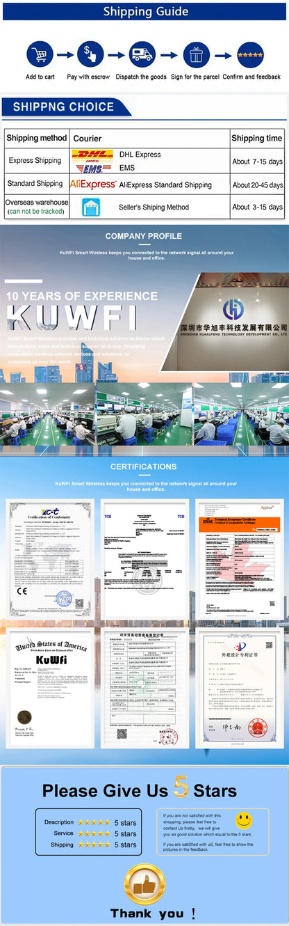 KuWFi Wifi Repeater 2.4G 300Mbps Outdoor AP Long Range Extender Smart Manage Router CPE Wireless Bridge Point to Point 1KM