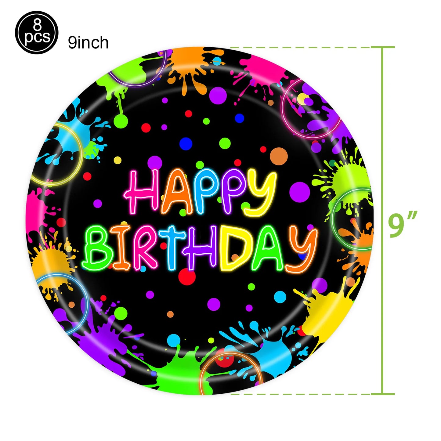 Glow Party Table Covers Neon Party Tablecloths Party Tablecloths Disposable Plastic Neon Glow Table Cloth Birthday Party Supplie