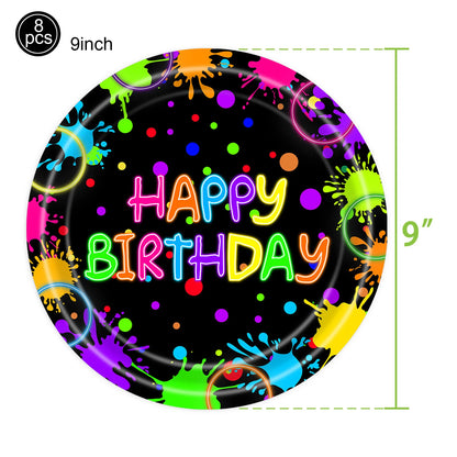 Glow Party Table Covers Neon Party Tablecloths Party Tablecloths Disposable Plastic Neon Glow Table Cloth Birthday Party Supplie