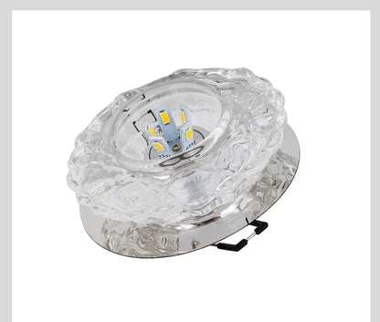 LED Crystal lamp Embedded ceiling light For Home living room corridor Decorative ceiling lamp Porch balcony Indoor lighting