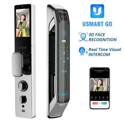 Usmart Go Smart Door Lock  Fingerprint Intelligent Digital Support Real Time Video Intercom Function Smart Door Lock