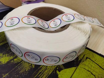 10/50/100Pcs Boost Review NFC Sticker Google Google Review NFC Sticker Increase Your Reviews Google Tap To Review Cards NFC Tag