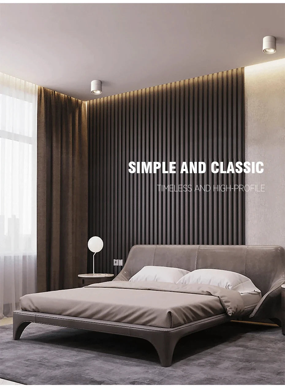 Led Spotlights Foldable Downlight Wall Spot Led Lamp Focos Ceiling Lamp Surface Mounted Indoor Lighting for Living Room Kitchen