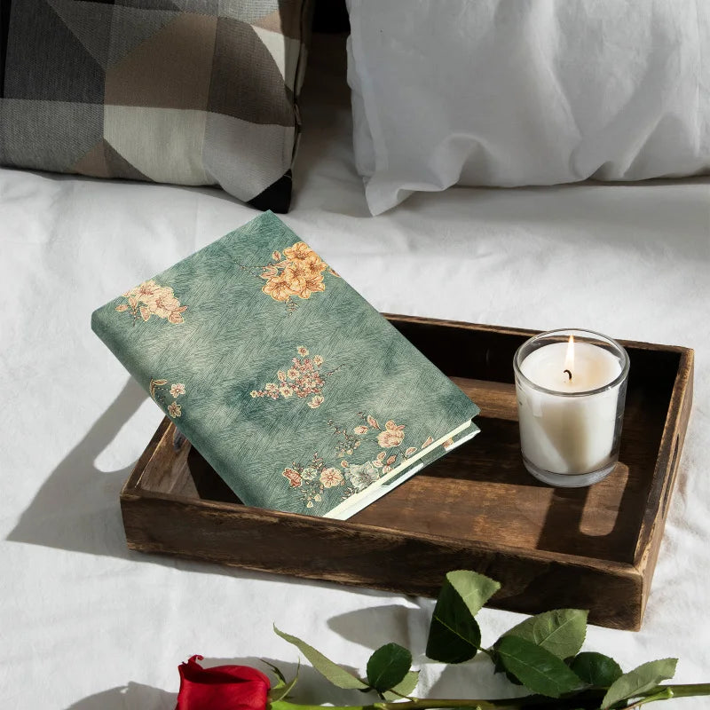 Dot Journal Book Cover Sleeve Adjustable Notebook Grid Notebooks Cotton Student Stationery